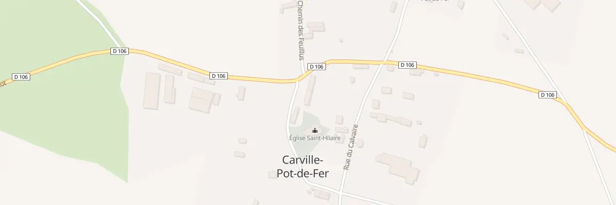 Plan du 387 Rte de Robertot à Carville-Pot-de-Fer
