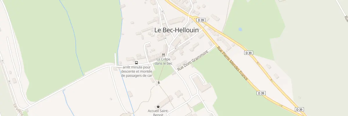 Plan du 1 Pl de l’Abbé Herluin au Bec-Hellouin