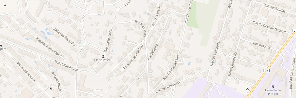 Plan du 16B Rue Paul Mazy à Périgueux
