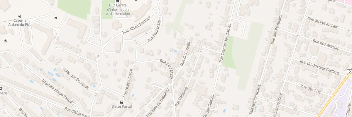 Plan du 7 Rue du Coteau à Périgueux