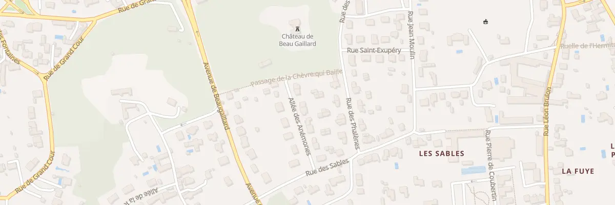 Plan du 13 All des Anémones à Saint-Avertin