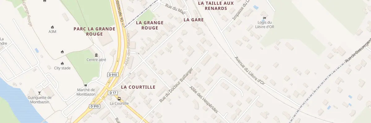 Plan du 5001 Rue du Docteur Baillarger à Montbazon
