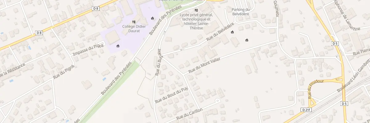 Plan du 1 Rue du Mont Vallier à Saint-Gaudens