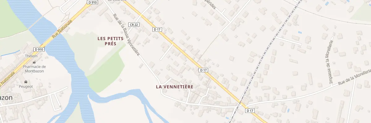 Plan du 12 Rue de la Vennetiére à Montbazon