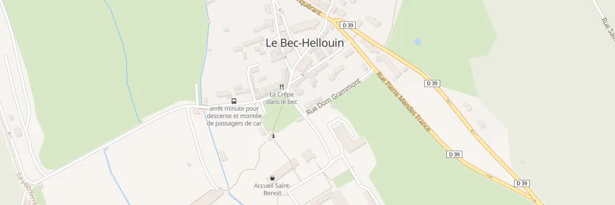 Plan du 1A Pl de l’Abbé Herluin au Bec-Hellouin