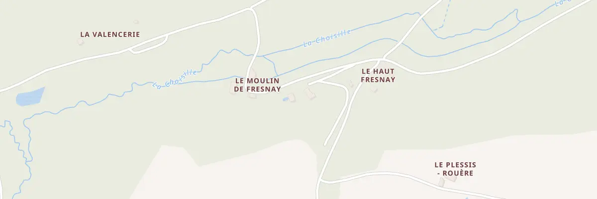 Plan du 71 Le Haut Fresnay à Nouzilly
