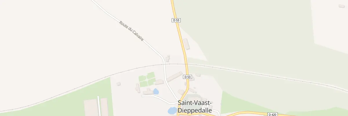 Plan du 118 Rte du Calvaire à Saint-Vaast-Dieppedalle