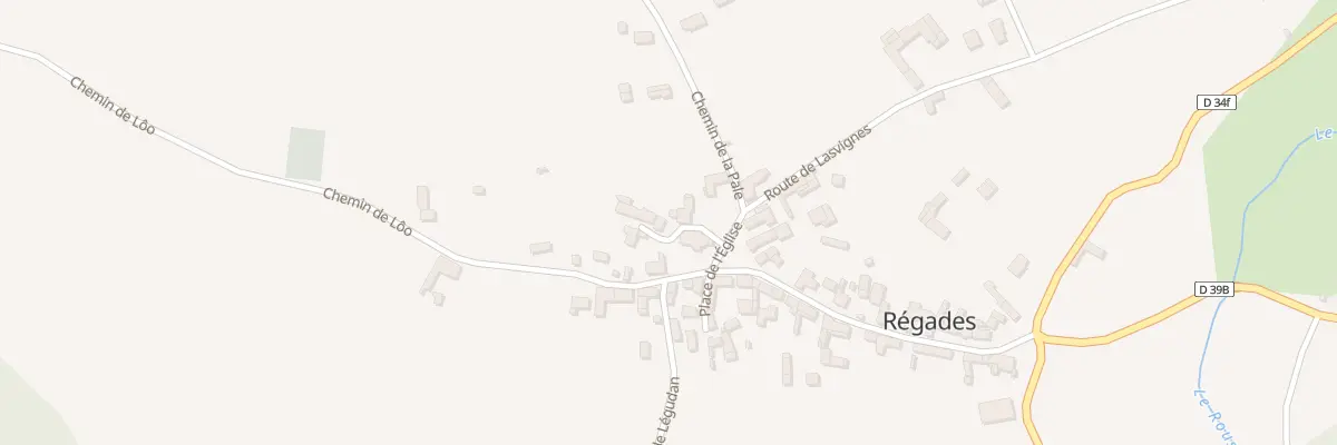Plan du 30 Imp de l’Église à Régades