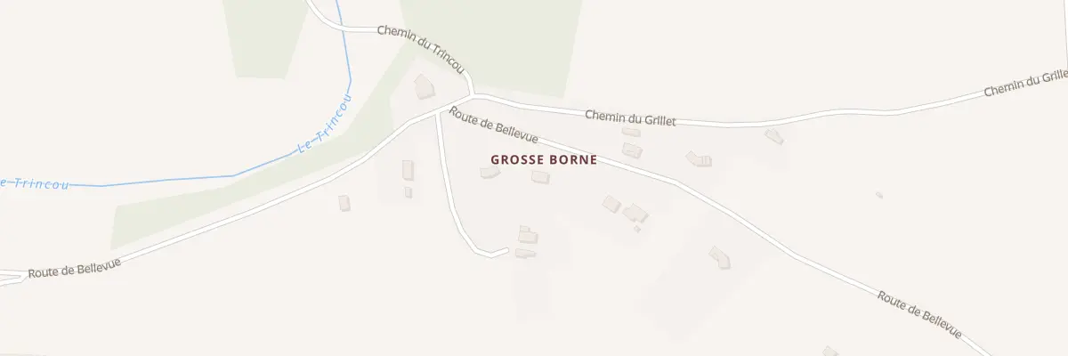Plan du 5001 Grosse Borne à Condat-sur-Trincou