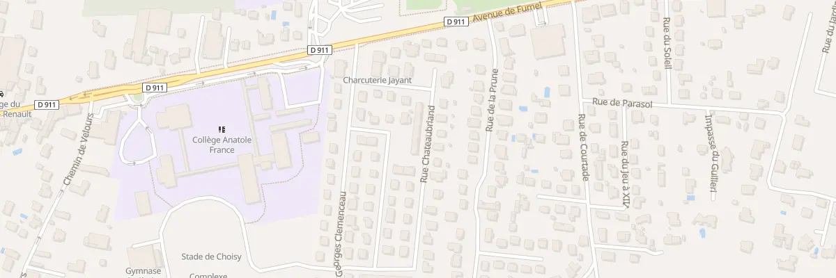 Plan du 18 Rue Chateaubriand à Villeneuve-sur-Lot
