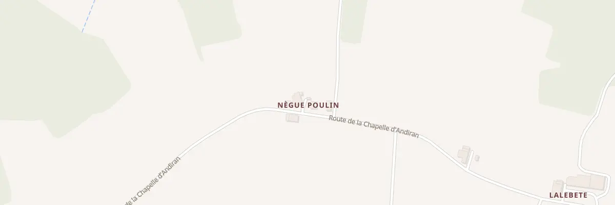 Plan du 93 Negue Poulin à Cuq