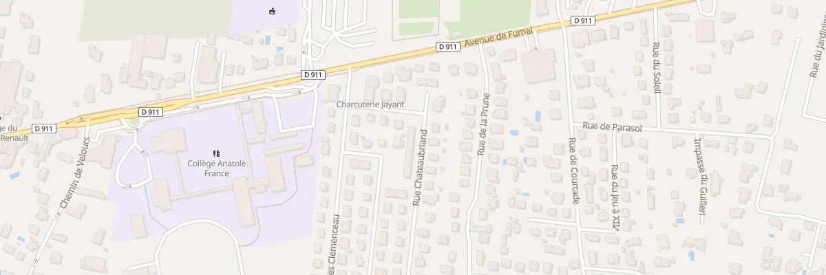 Plan du 10 Rue Chateaubriand à Villeneuve-sur-Lot