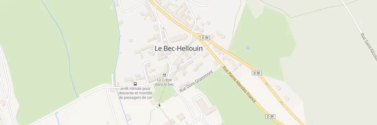 Plan du 3 Rue de Canterbury au Bec-Hellouin