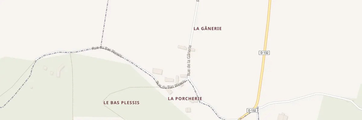 Plan du 86 La Porcherie à Artins