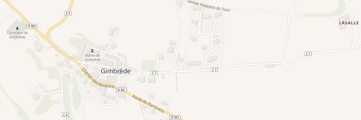 Plan du 5170 L’Ecole à Gimbrède