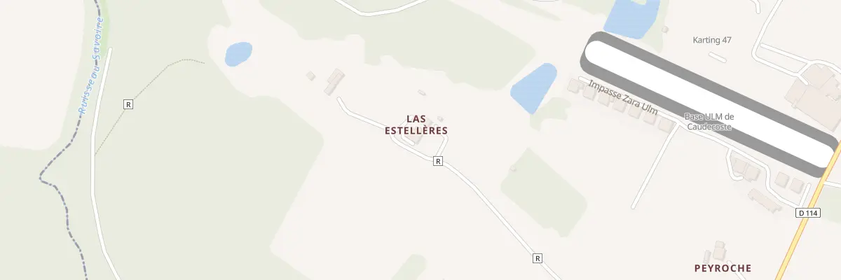 Plan du 583 Che Las Esteleres à Caudecoste
