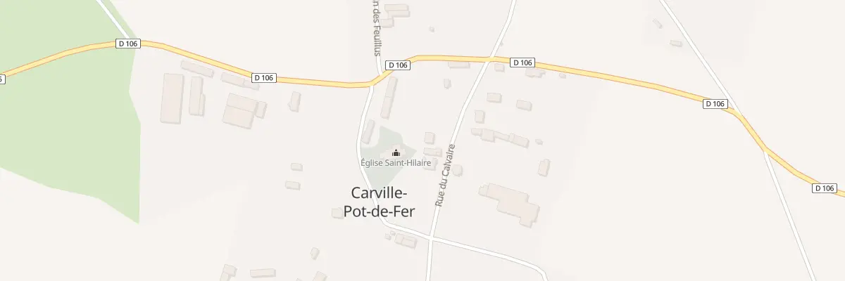 Plan du 104 Rue du Calvaire à Carville-Pot-de-Fer