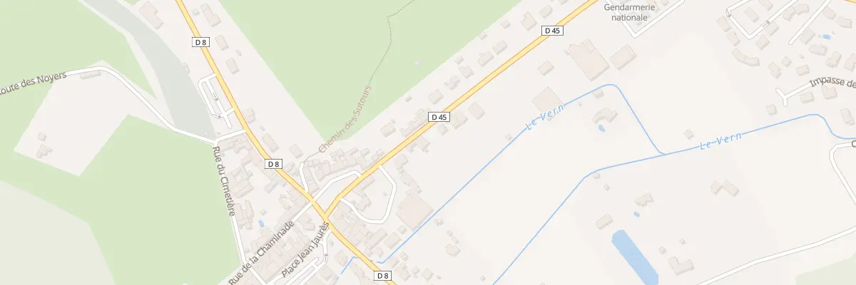 Plan du 12 Rte du Marché de la Fraise à Vergt