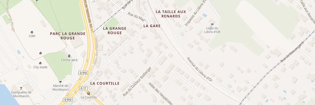 Plan du 14 Rue du Docteur Baillarger à Montbazon