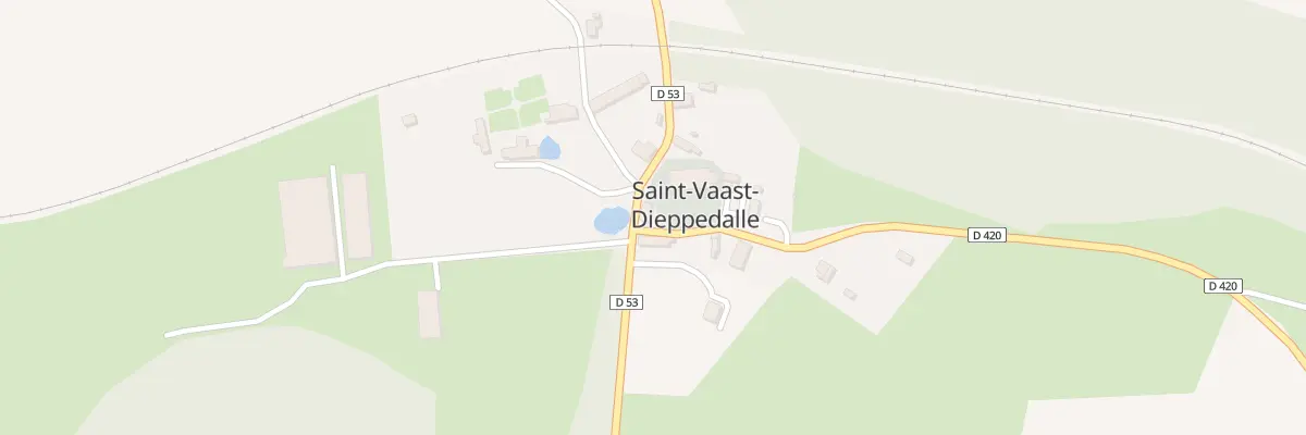Plan du 160 Rte de l’Eglise à Saint-Vaast-Dieppedalle
