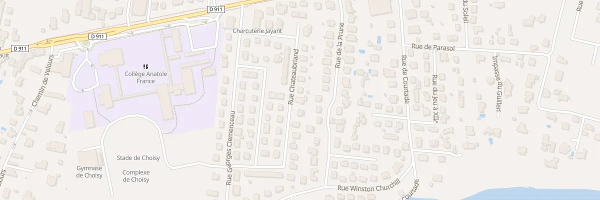 Plan du 23 Rue Chateaubriand à Villeneuve-sur-Lot