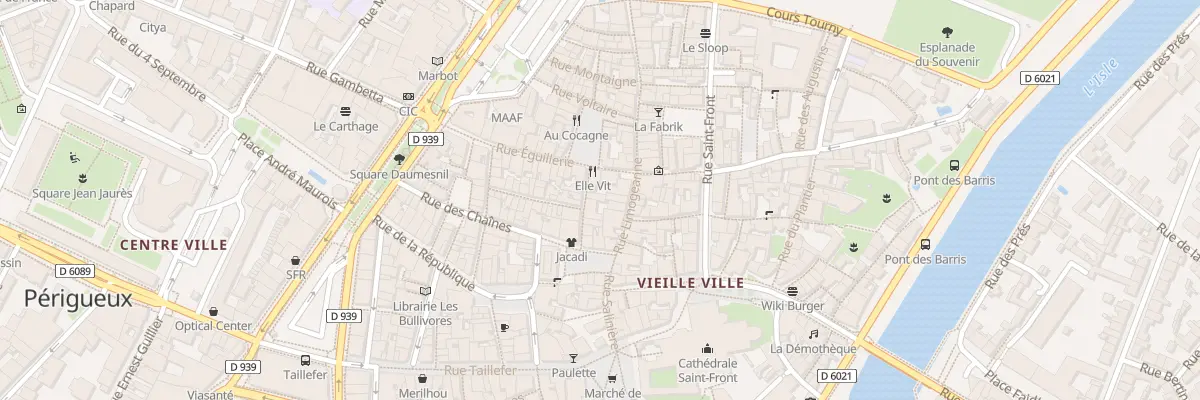 Plan du 10 Rue de la Sagesse à Périgueux
