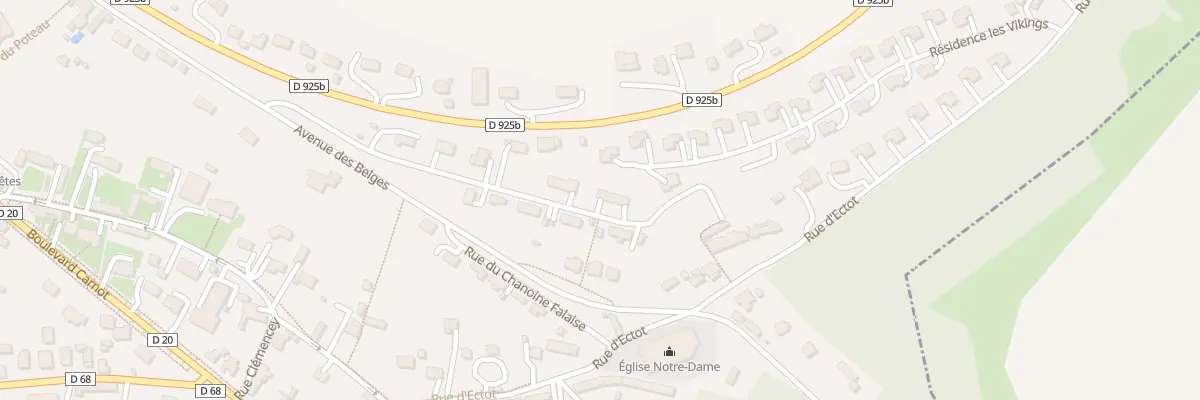 Plan du 13 Rue du Coteau à Saint-Valery-en-Caux