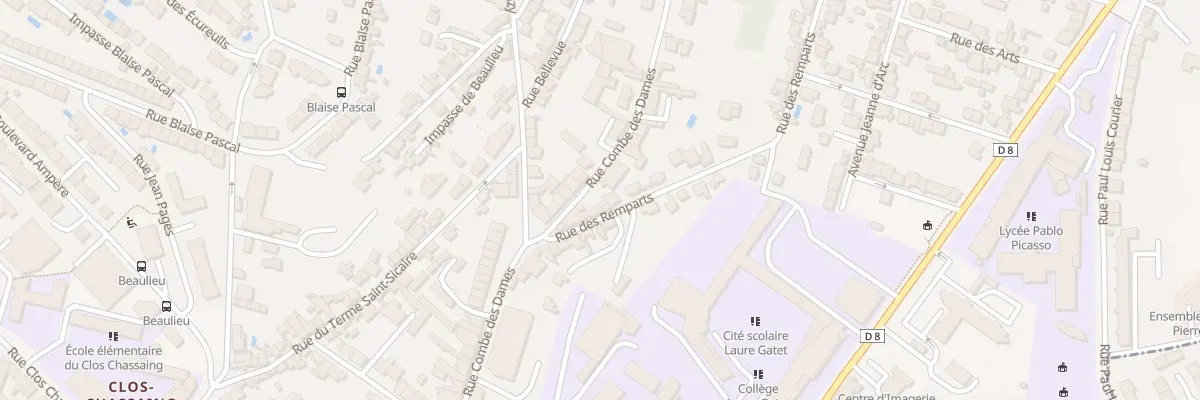 Plan du 78 Rue Combe des Dames à Périgueux