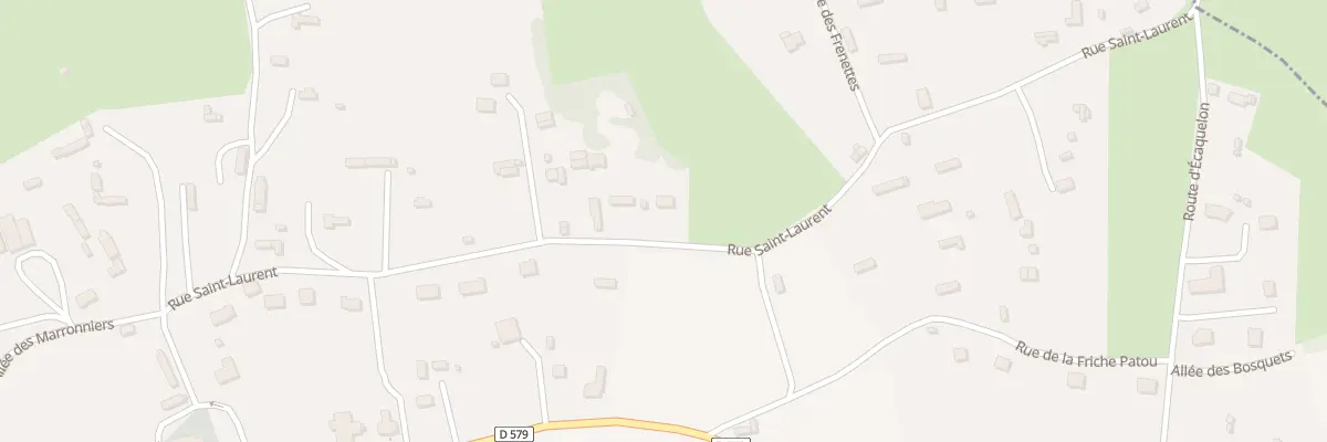 Plan du 25 Rue Saint Laurent à Thierville