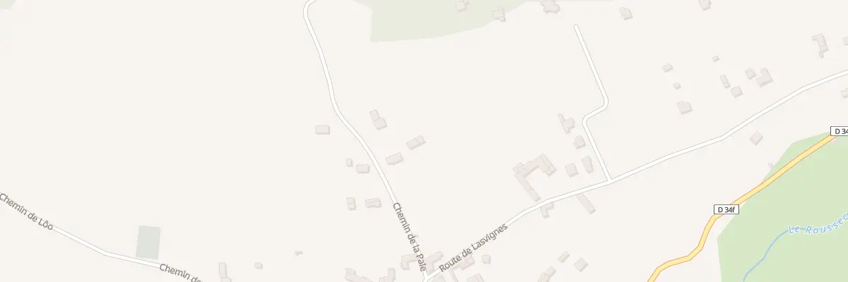 Plan du 148 Che de la Pale à Régades