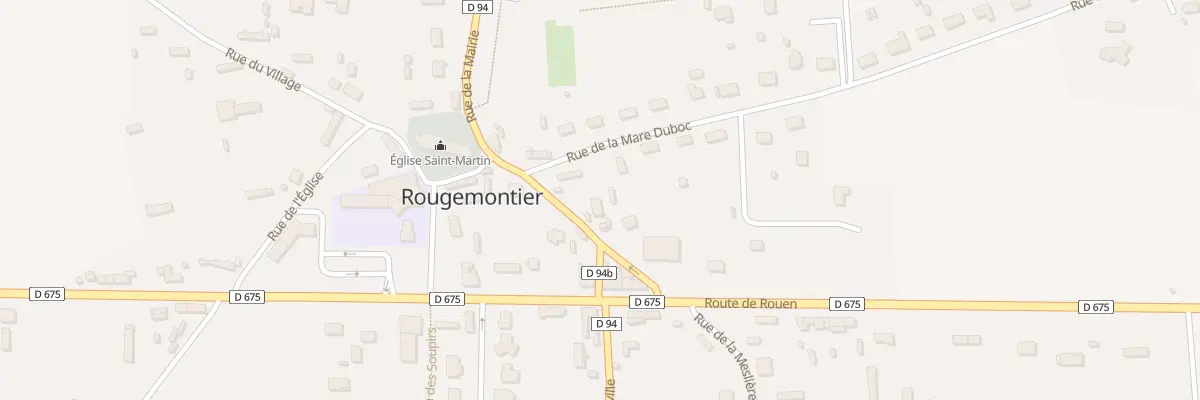 Plan du 4 Rue de la Mare Duboc à Rougemontier