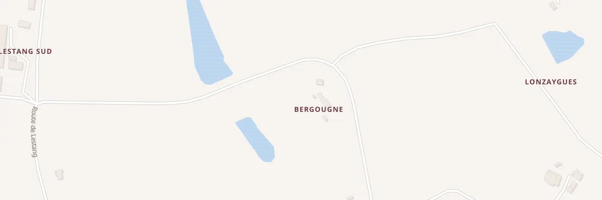 Plan du 742 Bergougne Ouest à Rives