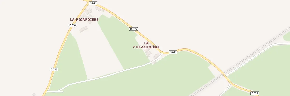 Plan du 8 Rte de la Picardière à Val-au-Perche