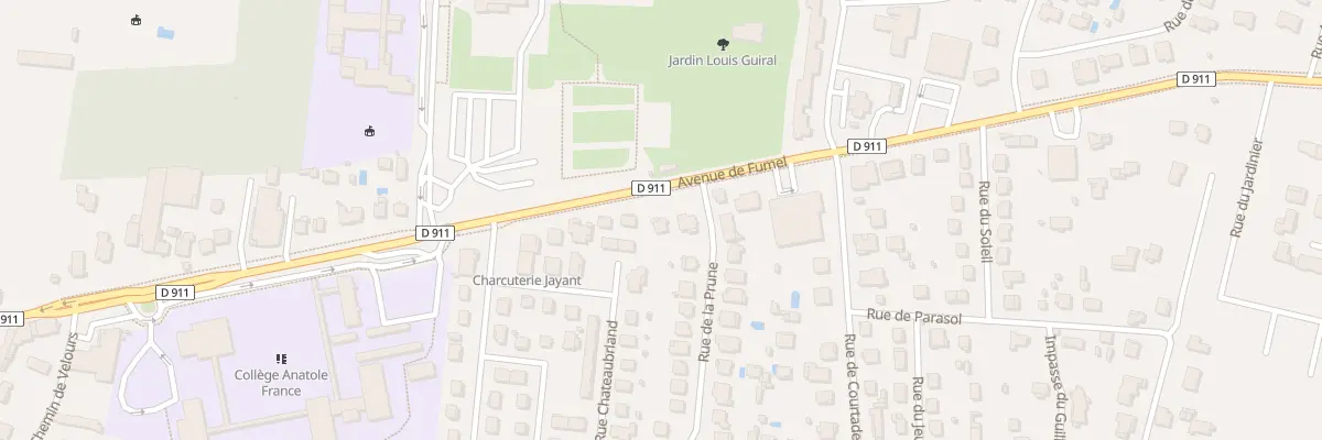 Plan du 48 Av de Fumel à Villeneuve-sur-Lot
