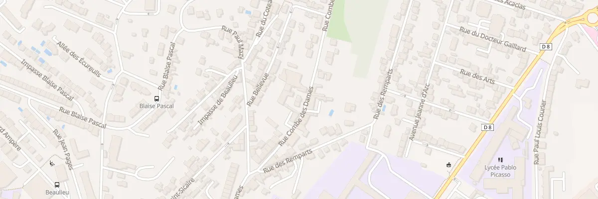 Plan du 89 Rue Combe des Dames à Périgueux