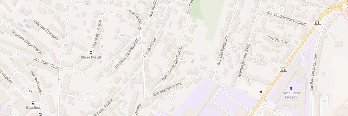 Plan du 87 Rue Combe des Dames à Périgueux