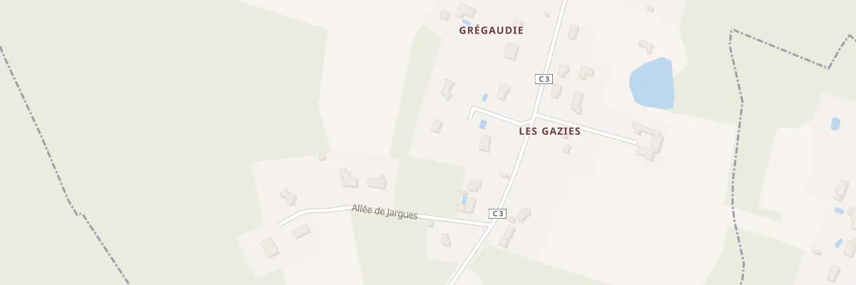 Plan du 4 All des Gazies à Sanilhac