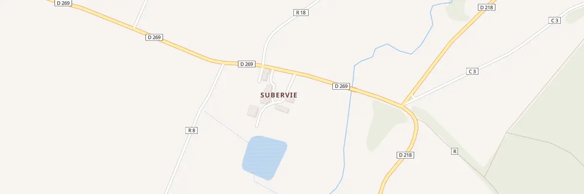 Plan du 5060 A Subervie à Plieux