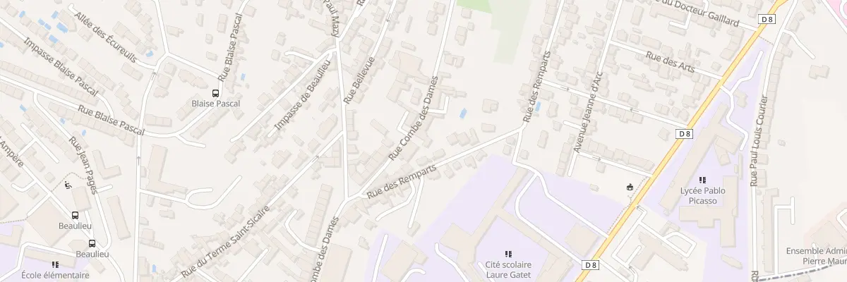 Plan du 88 Rue Combe des Dames à Périgueux