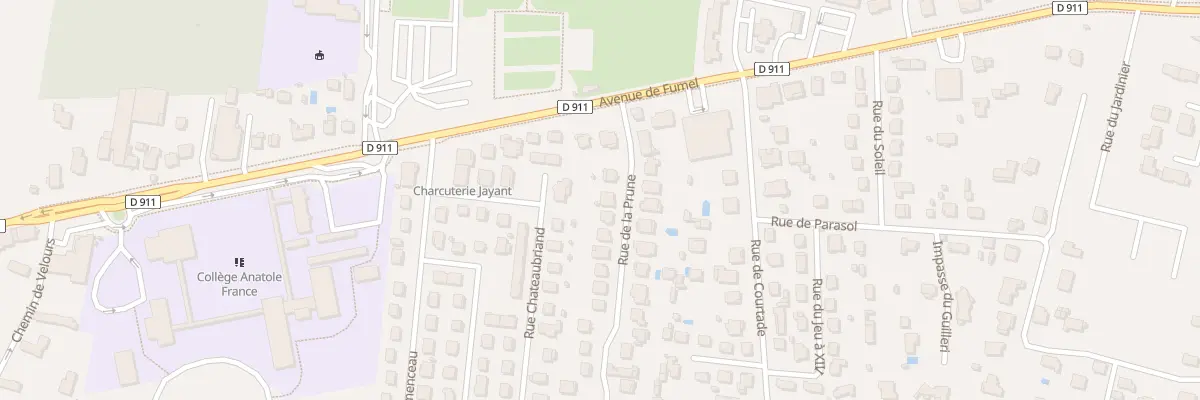 Plan du 6 Rue de la Prune à Villeneuve-sur-Lot