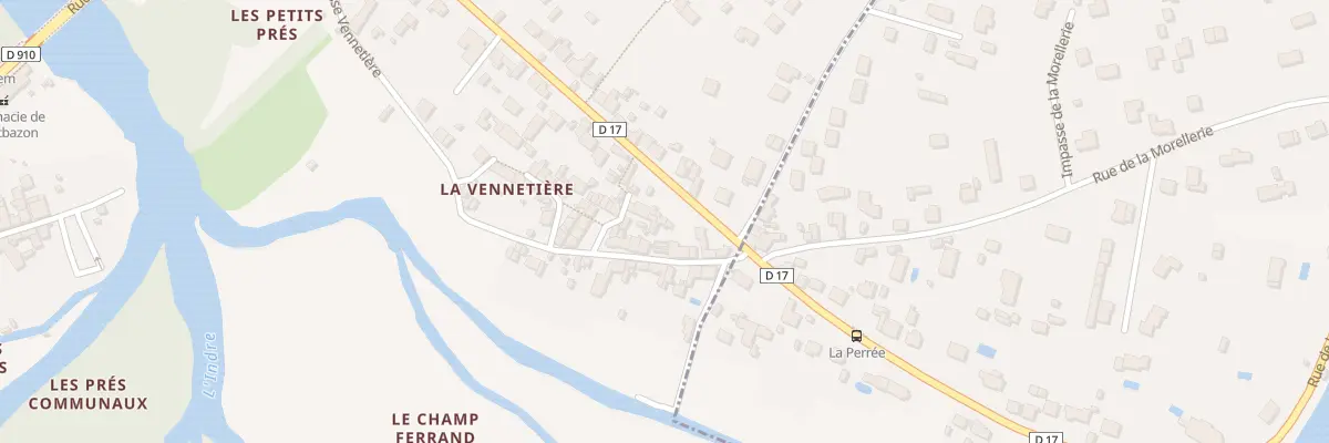 Plan du 2 Rue de la Vennetiére à Montbazon