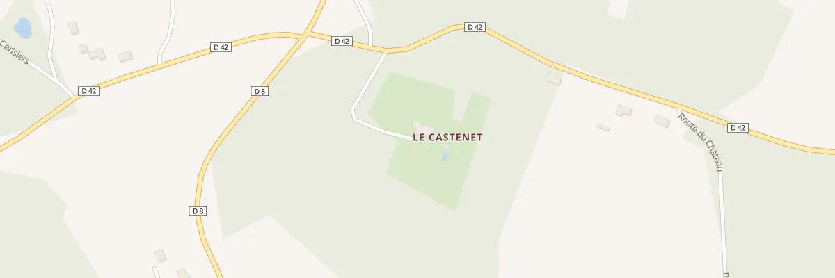 Plan du 18 Le Castenet à Saint-Michel-de-Villadeix