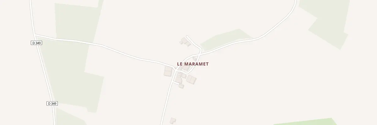 Plan du 22 Le Maramet à Chirac