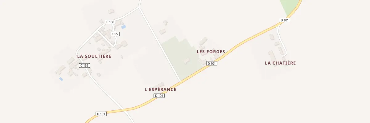 Plan du 9000 Les Forges à Bournan