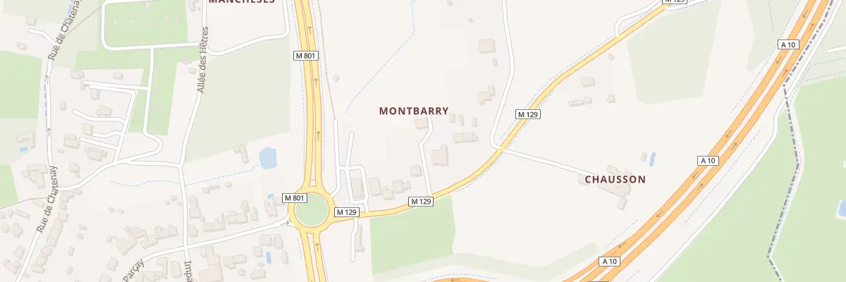 Plan du 68 Rue de Parçay à Tours
