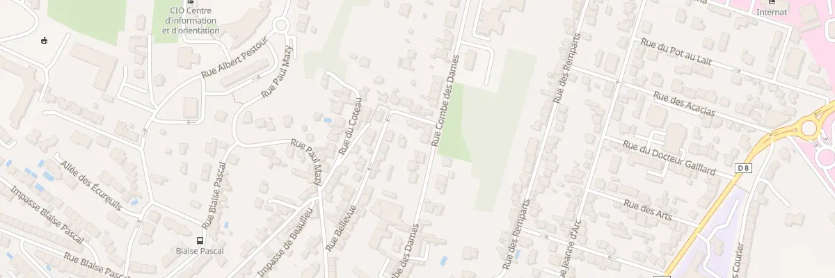 Plan du 105 Rue Combe des Dames à Périgueux