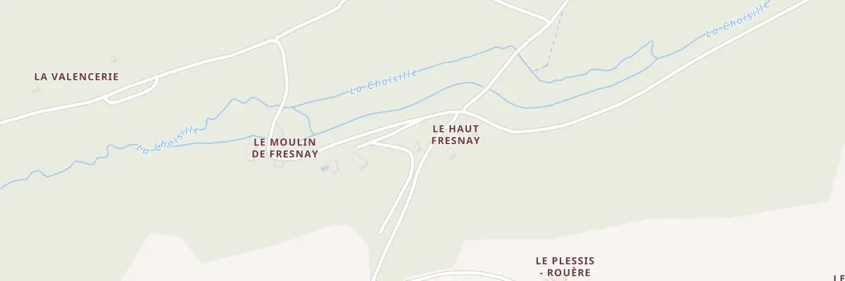 Plan du 61 Le Haut Fresnay à Nouzilly