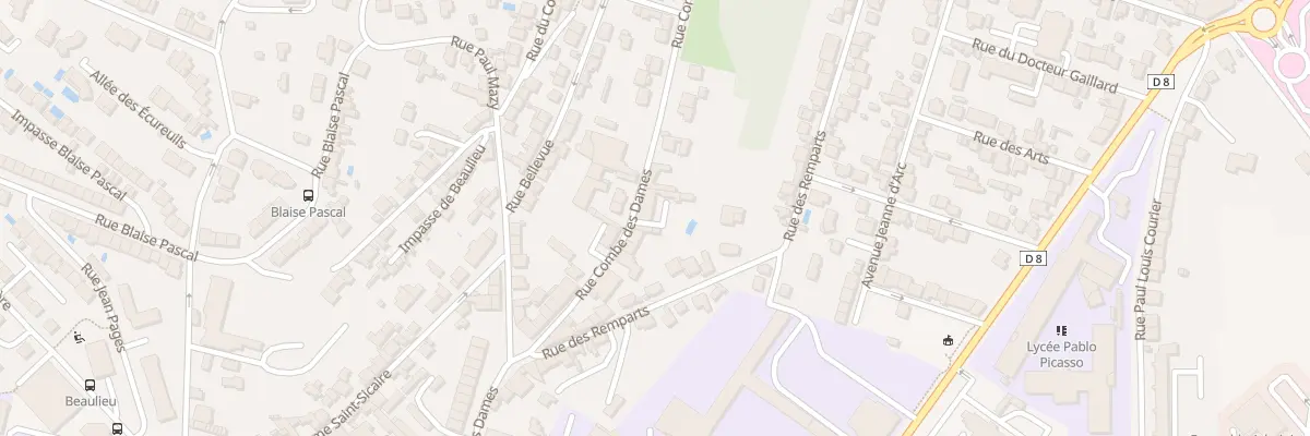 Plan du 94 Rue Combe des Dames à Périgueux