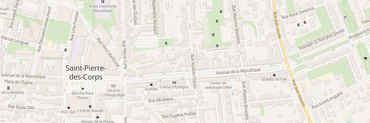 Plan du 37 Rue Anatole France à Saint-Pierre-des-Corps