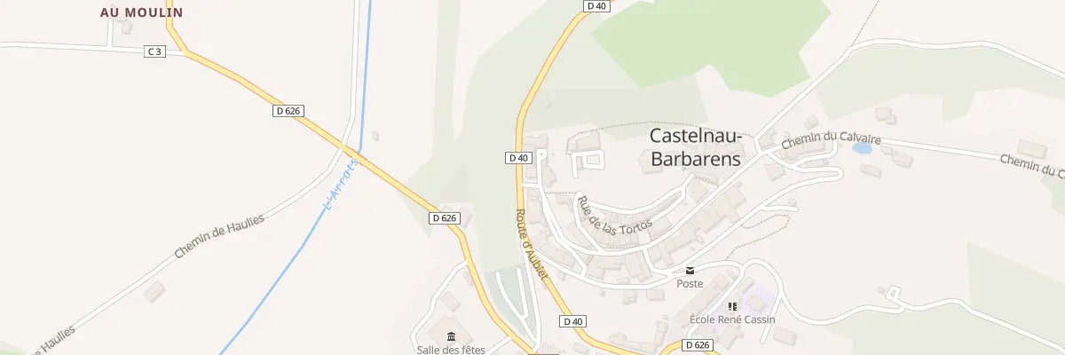 Plan du 2 Rue Porte du Couchant à Castelnau-Barbarens